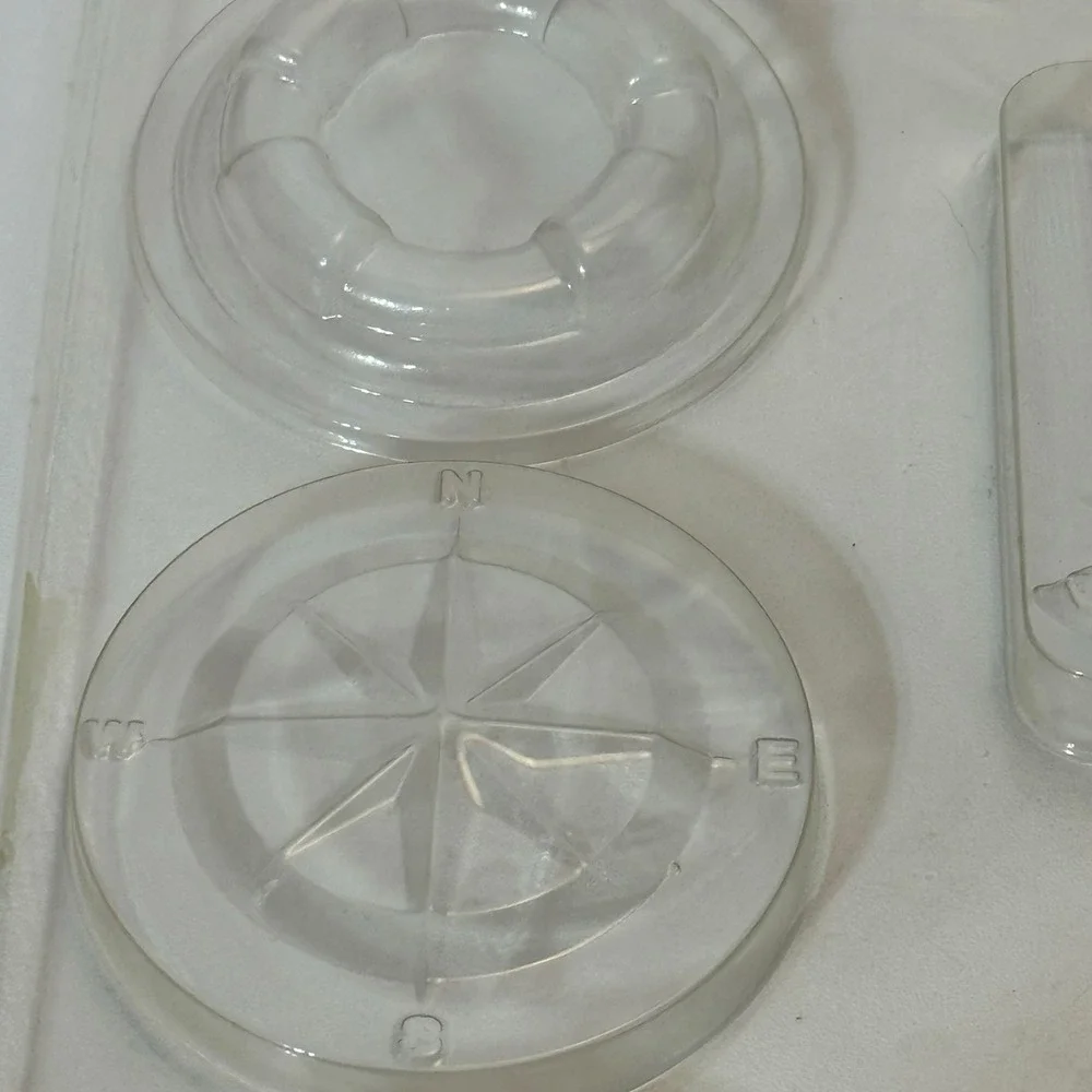 Plastic‎ Candy Molds Beach Summer Sailing Nautical 2 Nautical Trays 1 Lighthouse